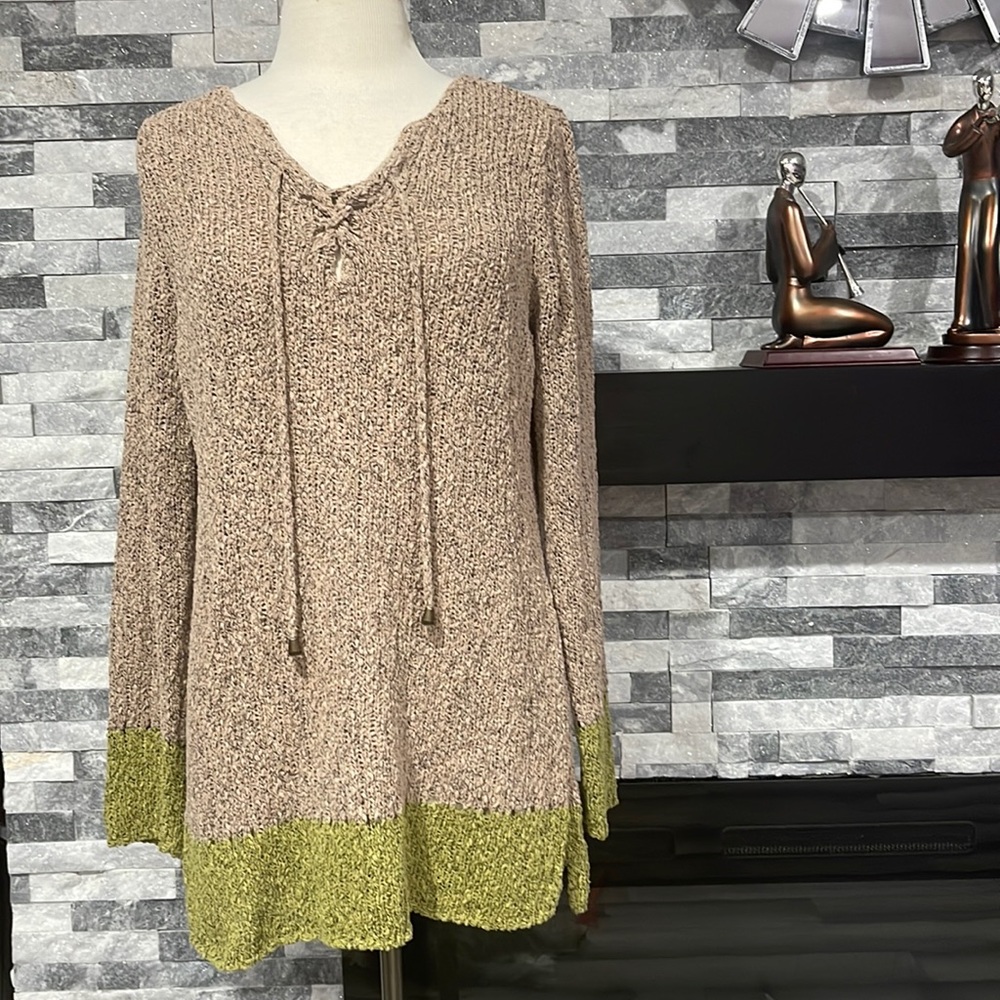 Soft Surroundings Open Weave Tunic Size M - image 1